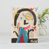 女性 サンキューカード (スタンド正面)