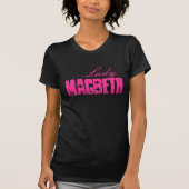 女性: シェークスピアシリーズ-マクベス Tシャツ (正面)