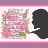 女性 シール (正面)