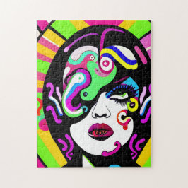 女性 ジグソーパズル