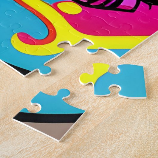 女性 ジグソーパズル (側面)