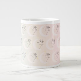 女性 ジャンボコーヒーマグカップ