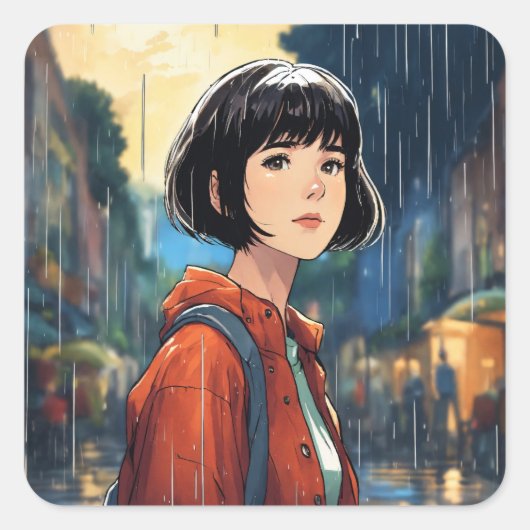 女性 スクエアシール (正面)