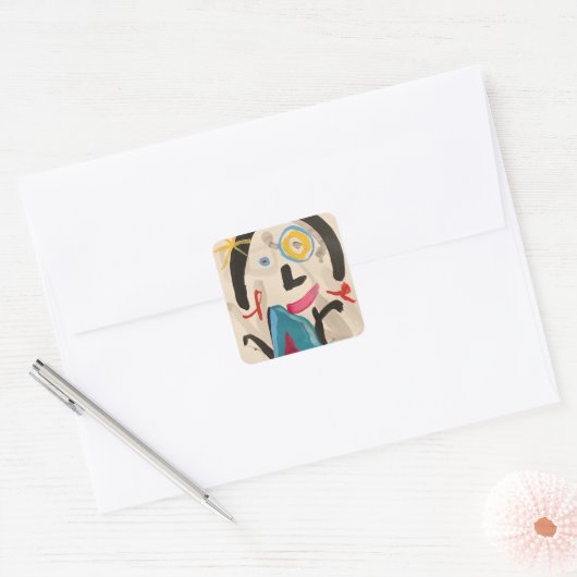 女性 スクエアシール (封筒)