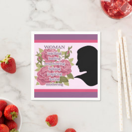 女性 スタンダードカクテルナプキン