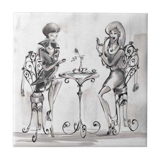 女性 タイル (正面)