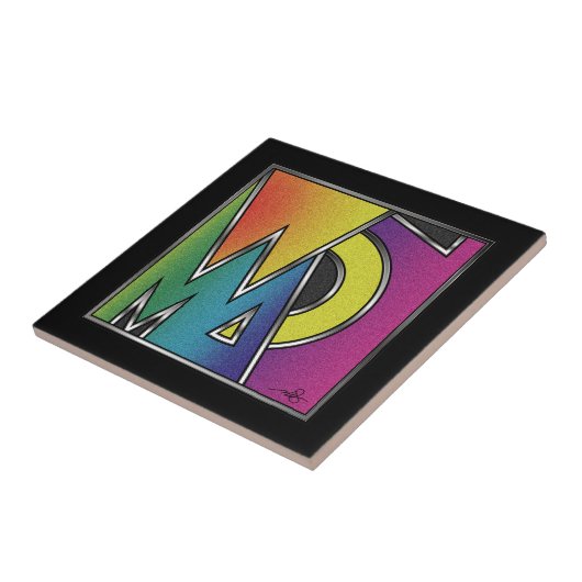 女性 タイル (側面)