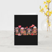 女性 ダックスフンド バレンタインデー ソーセージ ドッグ バンダナ カード (黄色い花)