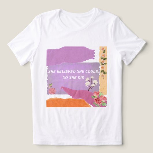 女性 トライブレンドTシャツ (デザイン正面)