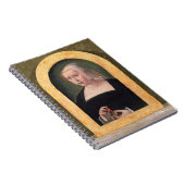 女性(パネル)のポートレート ノートブック (右側)