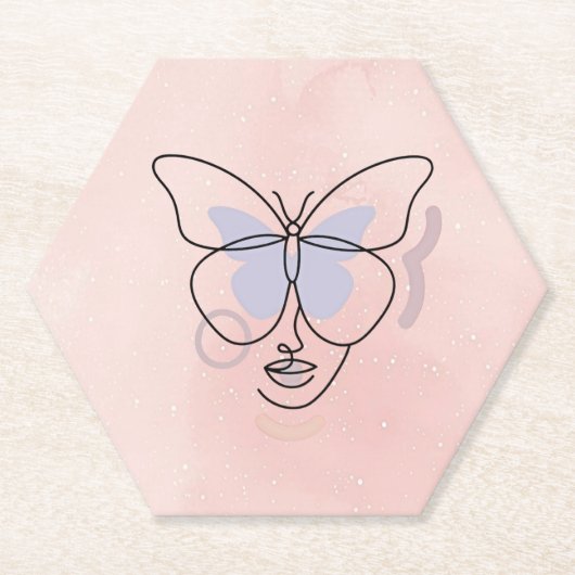 女性 ペーパーコースター (正面)