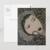 女性 ポストカード (正面/裏面)