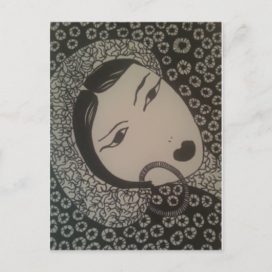 女性 ポストカード (正面)