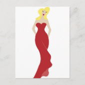 女性 ポストカード (正面)