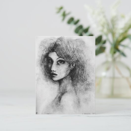 女性 ポストカード (スタンド正面)