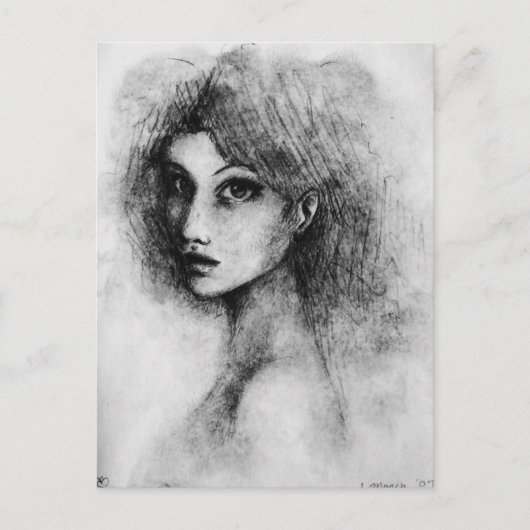 女性 ポストカード (正面)