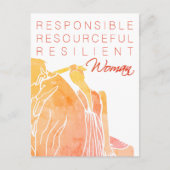 女性 ポストカード (正面)