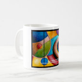 女性、マグがあります コーヒーマグカップ (正面左)