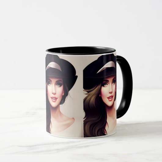 女性 マグカップ (正面右)