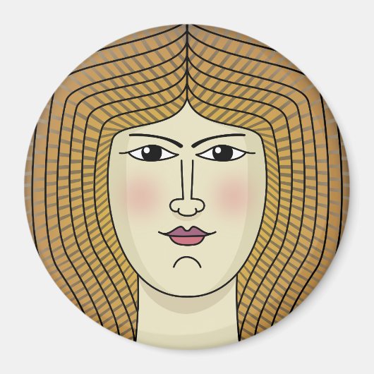 女性 マグネット (正面)