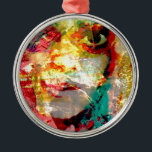 女性 メタルオーナメント<br><div class="desc">Angelandspotによるミックスメディアアート。</div>
