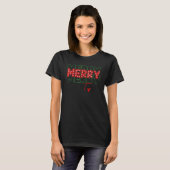 女性 メンズ クリスマス プレゼント Xmas Tシャツ (正面フル)