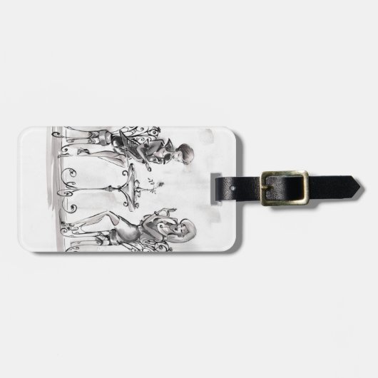 女性 ラゲッジタグ (正面横)