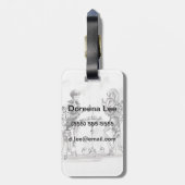 女性 ラゲッジタグ (裏面縦)