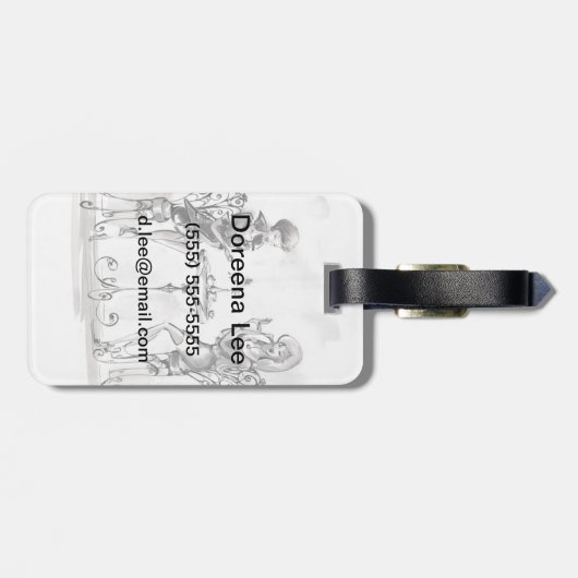 女性 ラゲッジタグ (裏面横)