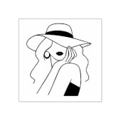 女性 ラバースタンプ (インプリント)