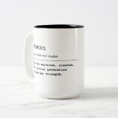 女性 – 世代を超えた運女性 ツートーンマグカップ (正面左)