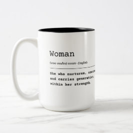 女性 – 世代を超えた運女性 ツートーンマグカップ