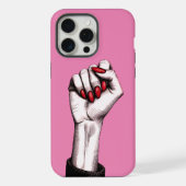 女性、人生、自由 iPhoneケース (裏面)