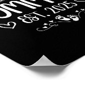 女性 初めてのお母さん 2025年予定 間もなくママに ポスター (角)