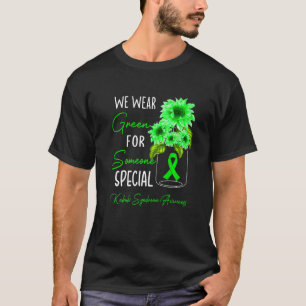 女性 向け ひまわり グリーン を 着よう 歌舞伎 症候群 Awareness Awa Tシャツ