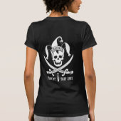 女性-大きい前部B Tシャツ (裏面)