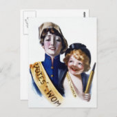 女性-女性のSuffrage 1915年のための投票 ポストカード (正面/裏面)