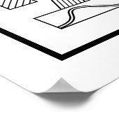 女性/女性シンボルポスター ポスター (角)