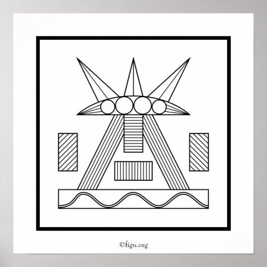 女性/女性シンボルポスター ポスター (正面)