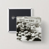 女性、威厳があるな1908年のための投票 缶バッジ (正面&裏面)