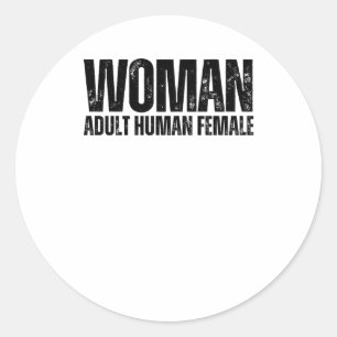 女性 – 成人女性定義グランジフォント ラウンドシール