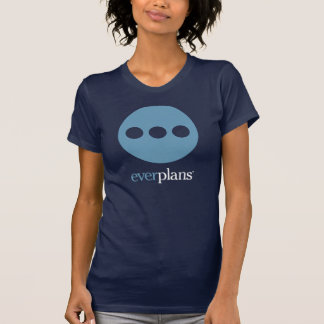 女性-暗いワイシャツ-不滅のラベル Tシャツ