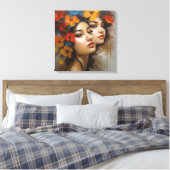 女性 – 最高傑作 キャンバスプリント (インサイチュ (寝室))