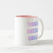 女性、母、女王とスタイルを強化する。 ツートーンマグカップ (正面右)