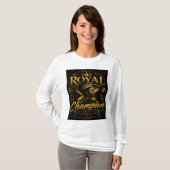 女性 王室 ラグジュアリー Tシャツ (正面フル)