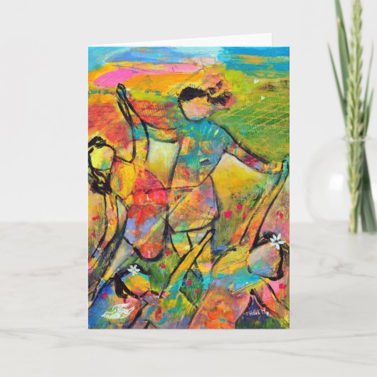 女性、生命、自由 カード (正面)