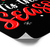 女性 男性 少年のためのクリスマスシーズンです ポスター (角)