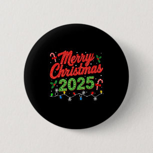 女性、男性、少年、若者へのメリークリスマス Xmas 缶バッジ