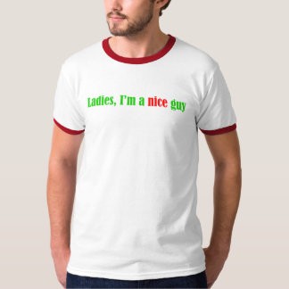 女性、私はニースの人です Tシャツ