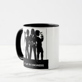 (女性)私達はエンジニアのマグです マグカップ (正面左)